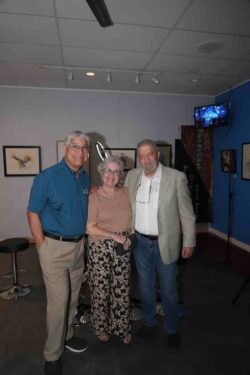 Amir Soleimani with Mayor Bill Miranda and Mrs. Miranda Amir Soleimani with Mayor Bill Miranda and Mrs. Miranda